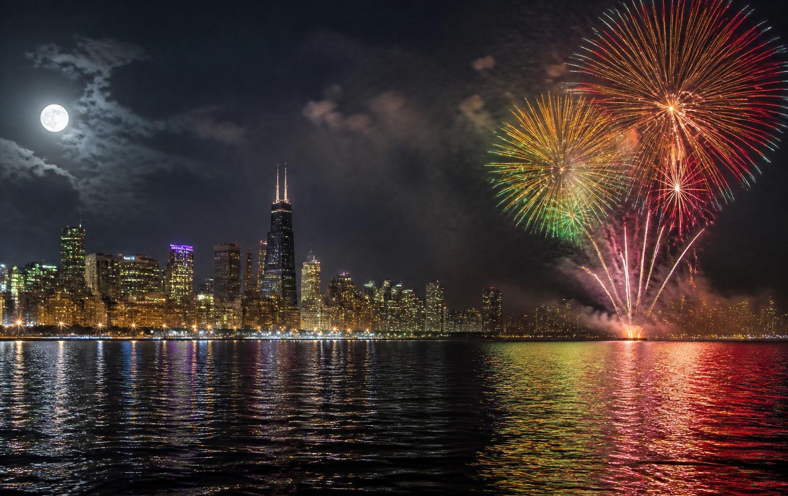 Chicago Fireboat Fireworks Cruise